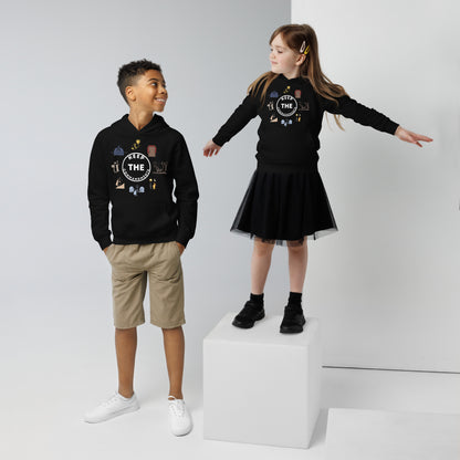 Keep The Commandments | Unisex Kids Eco Hoodie | *Organic | White Print