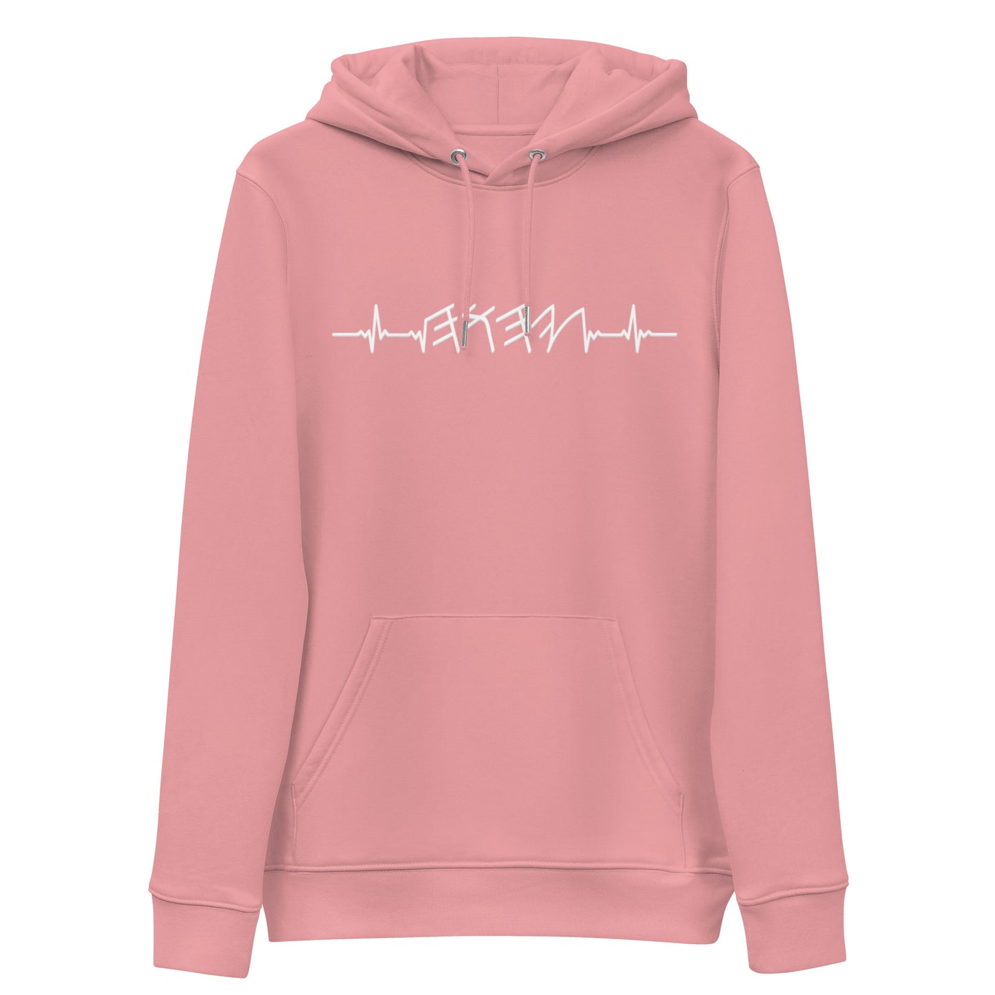 Rhythm of the Heart YHWH | Unisex Eco Hoodie | *Organic | White Print