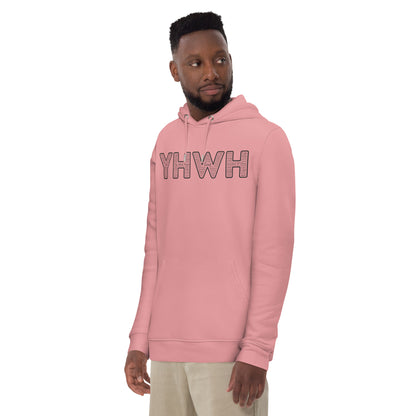 YHWH Names and Titles | Unisex Eco Hoodie | *Organic | Black Print