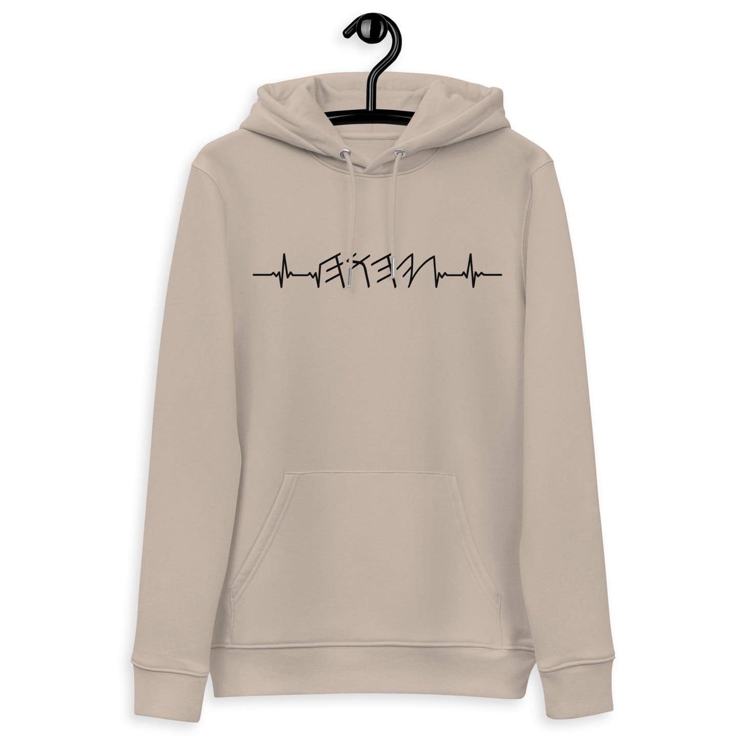 Rhythm of the Heart YHWH | Unisex Eco Hoodie | *Organic | Black Print