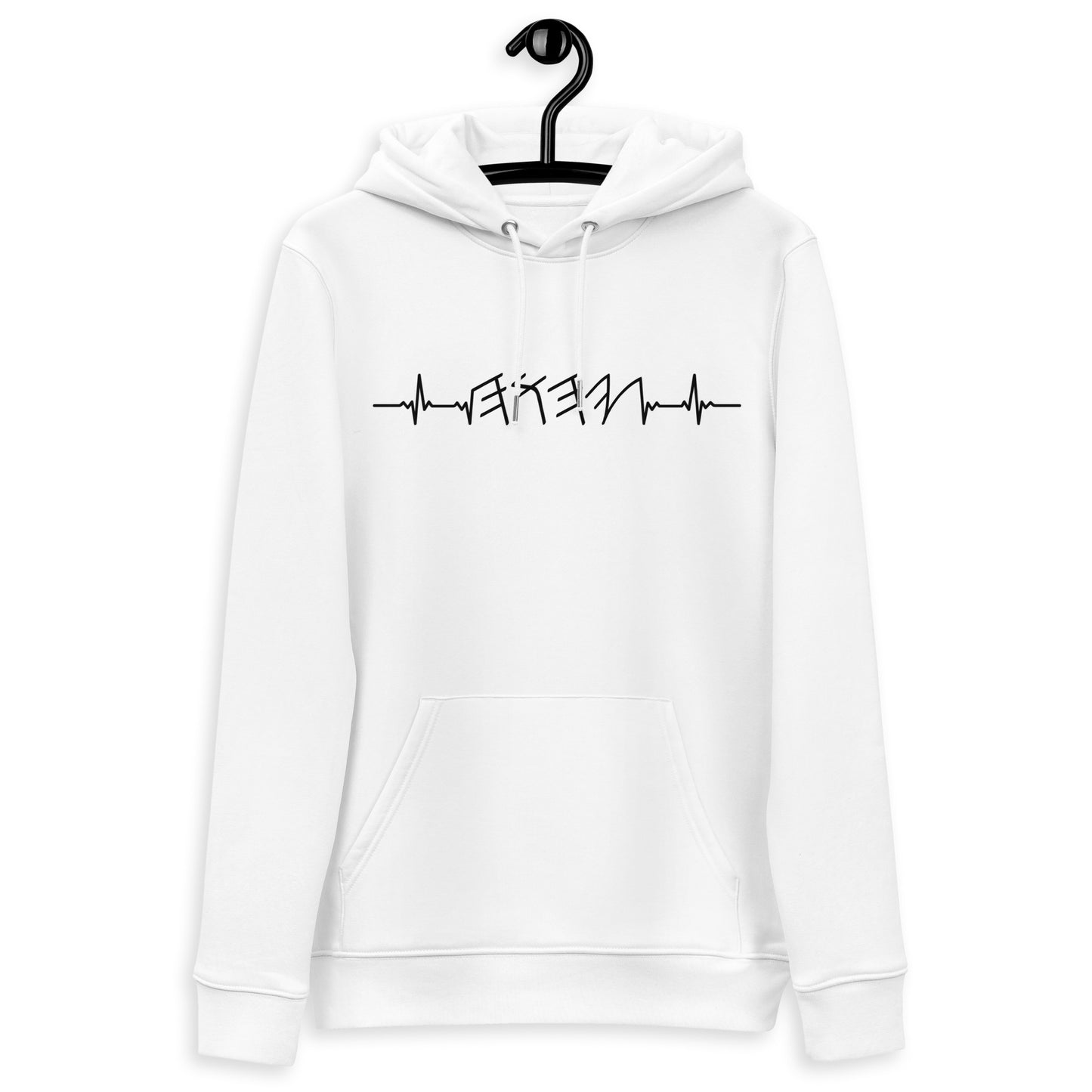 Rhythm of the Heart YHWH | Unisex Eco Hoodie | *Organic | Black Print