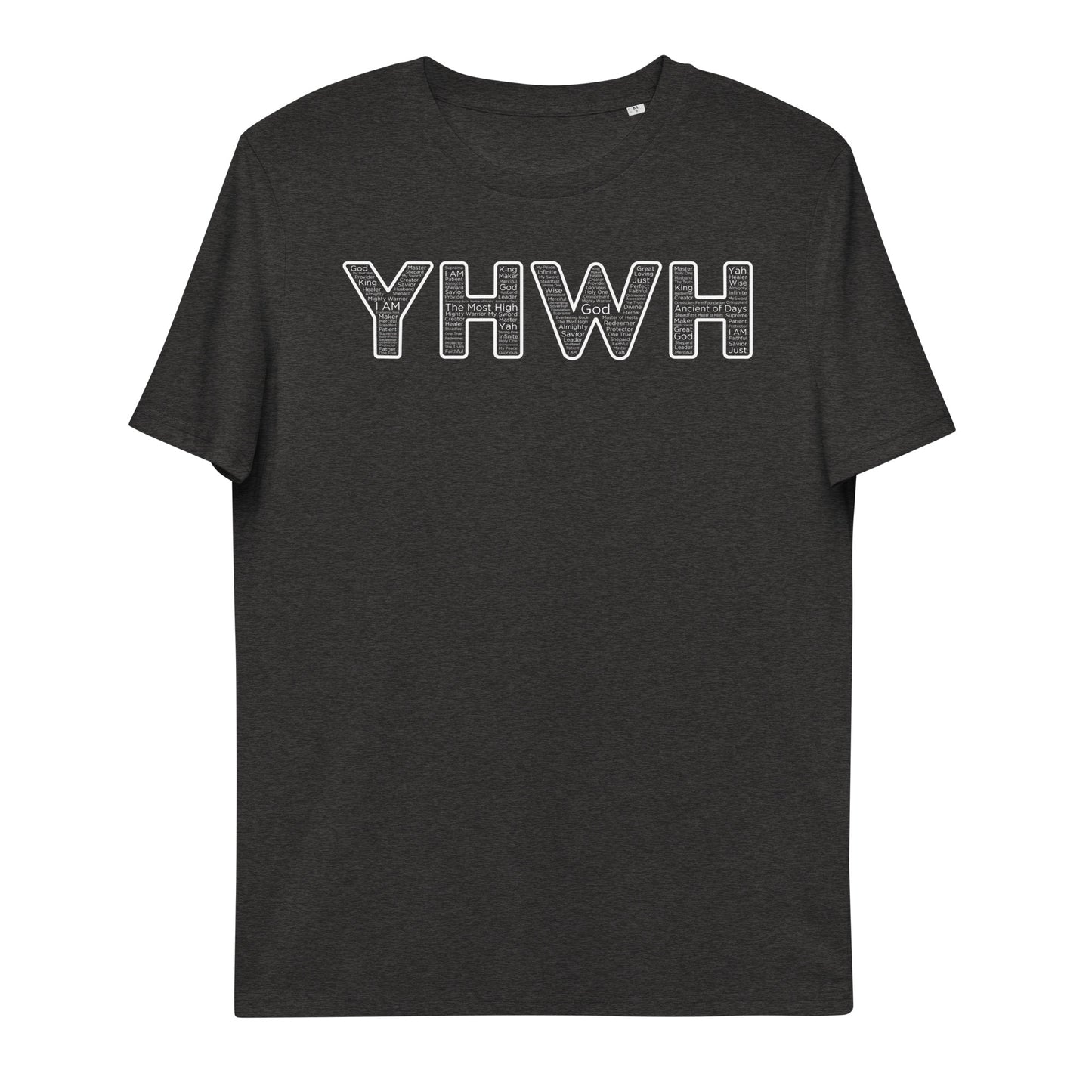 YHWH Names and Titles | Organic Cotton T-Shirt | White Print