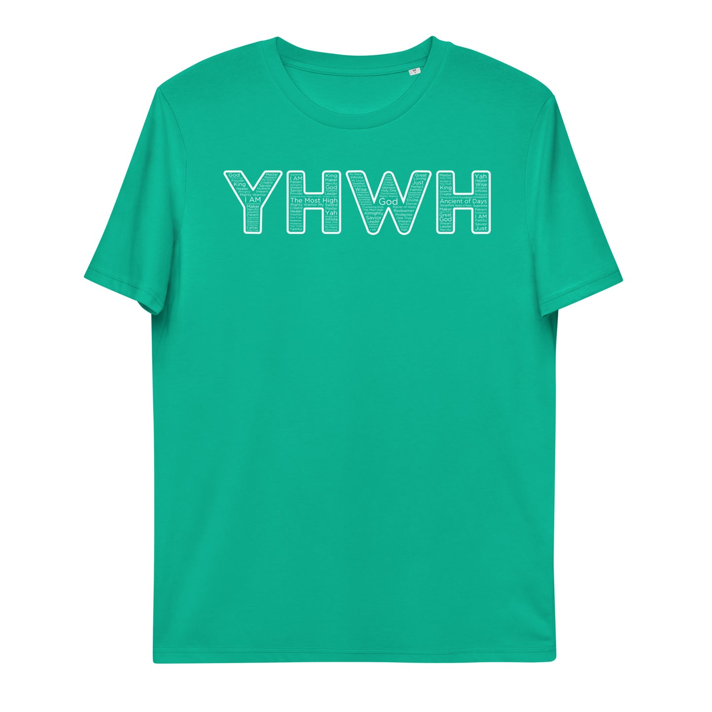 YHWH Names and Titles | Organic Cotton T-Shirt | White Print