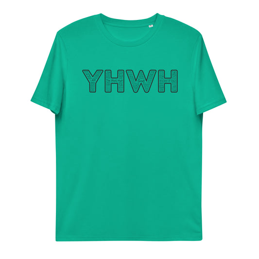 YHWH Names and Titles | Organic Cotton T-Shirt | Black Print