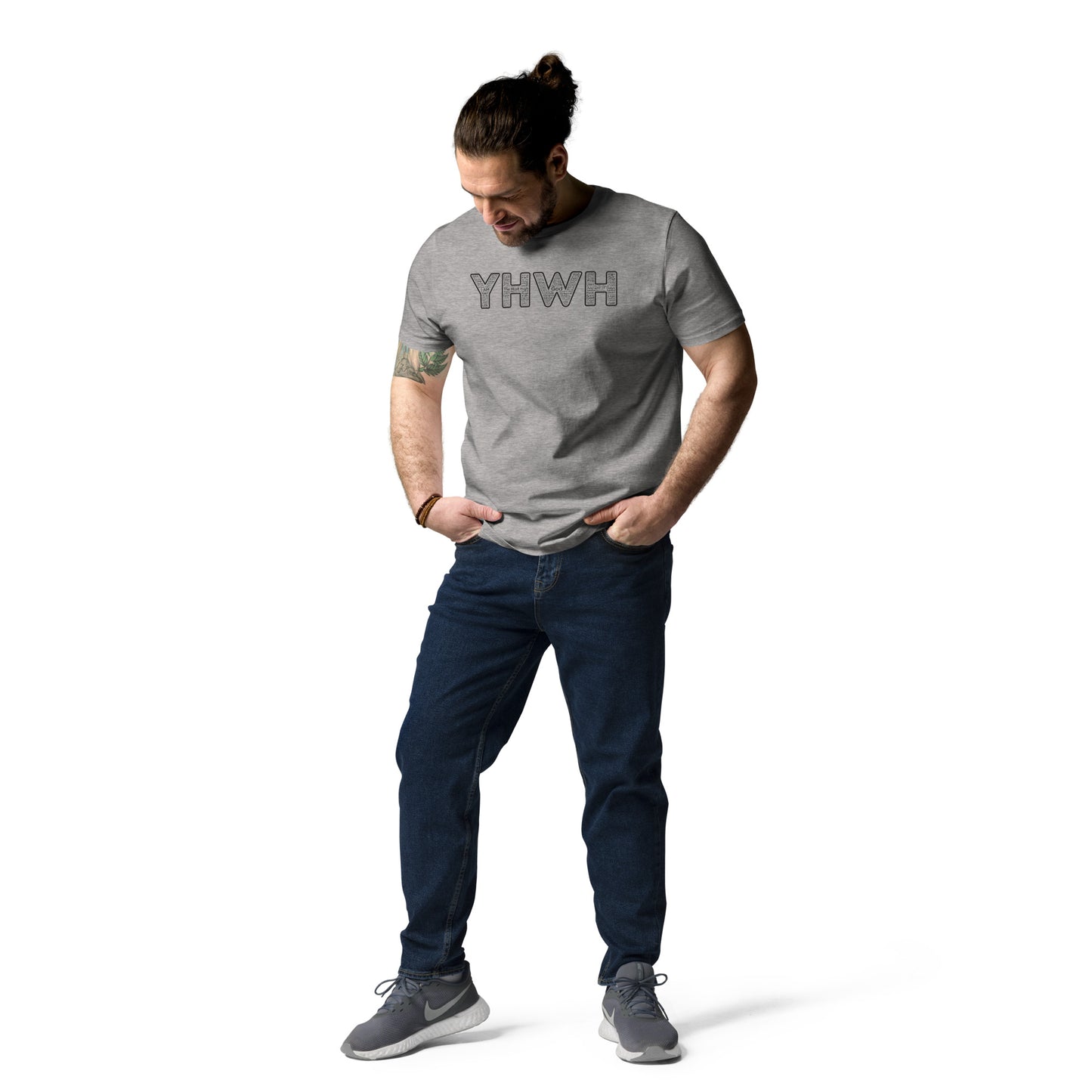 YHWH Names and Titles | Organic Cotton T-Shirt | Black Print