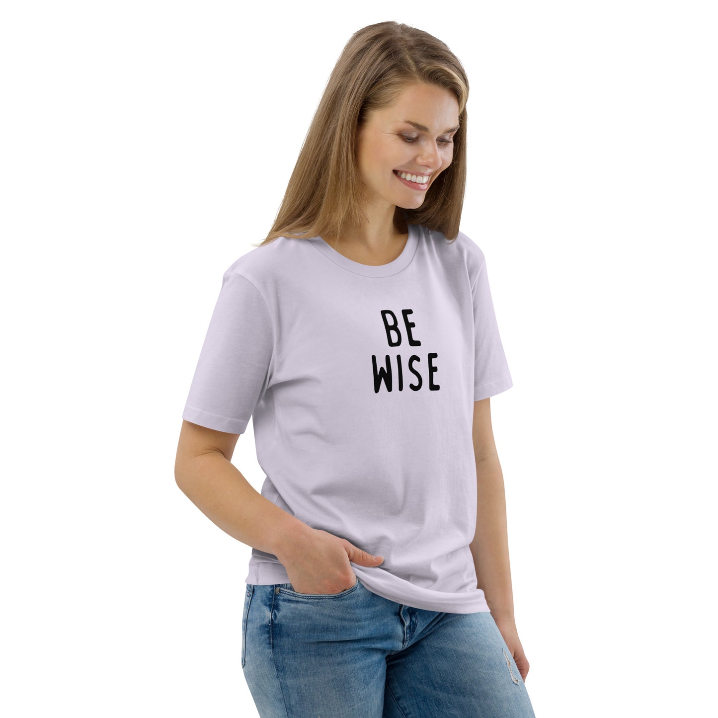 Be Wise | Unisex  Organic Cotton T-Shirt | Black Print