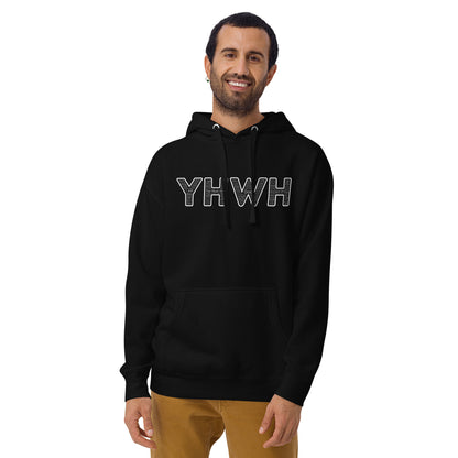 YHWH Names and Titles | Unisex Hoodie | White Print