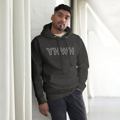 YHWH Names and Titles | Unisex Hoodie | White Print