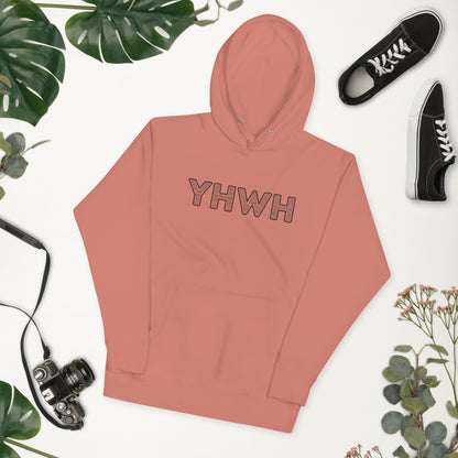 YHWH Names and Titles | Unisex Hoodie | Black Print