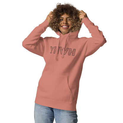 YHWH Names and Titles | Unisex Hoodie | Black Print