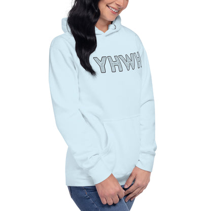 YHWH Names and Titles | Unisex Hoodie | Black Print